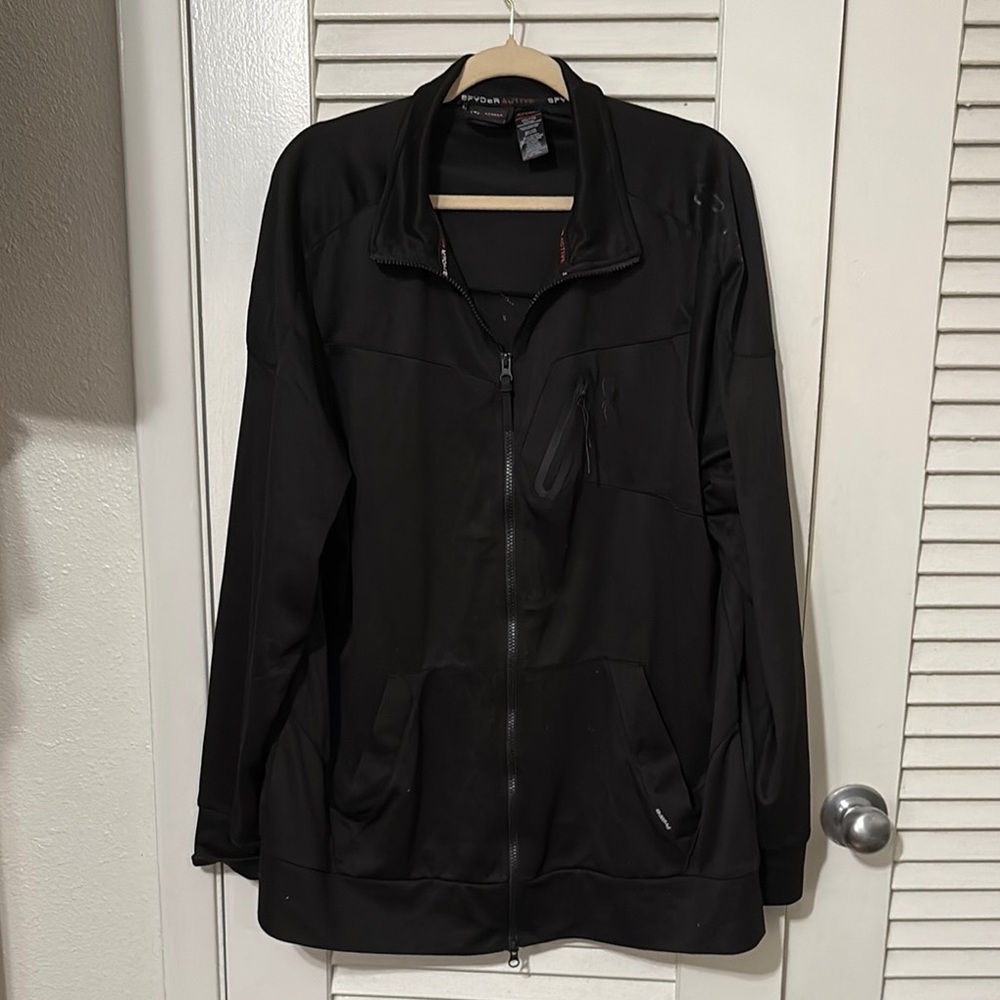 Spyder Black Utility Jacket Versatile Lightweight… - image 1